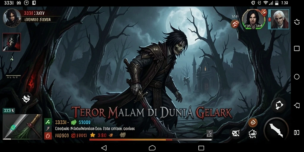 Screenshot gameplay 333I yang penuh ketegangan dan kengerian.