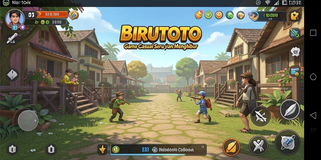 Tampilan gameplay menarik dari BIRUTOTO yang seru dan mengasyikkan.