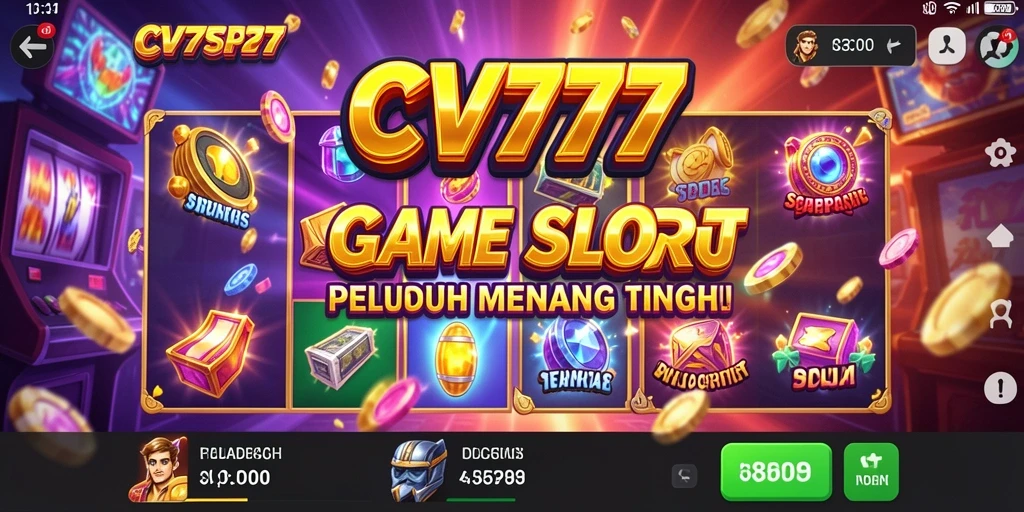 Tampilan gameplay <strong>CV777</strong> yang seru dengan berbagai tema menarik.