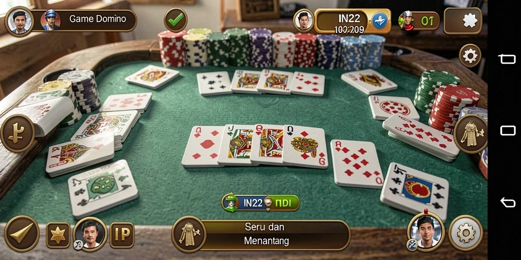 Tampilan menarik dari gameplay IN22 yang mengasyikkan.