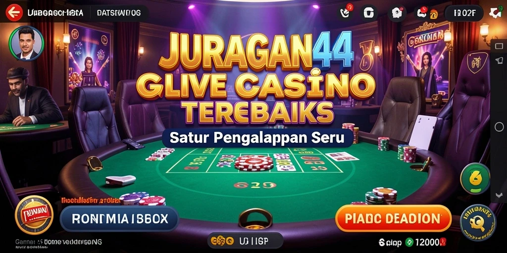 Tampilan gameplay Live Casino JURAGAN404 yang mengesankan dan interaktif.