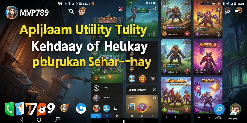 Tampilan antarmuka utama aplikasi MVP789 dengan fitur Utility yang lengkap.