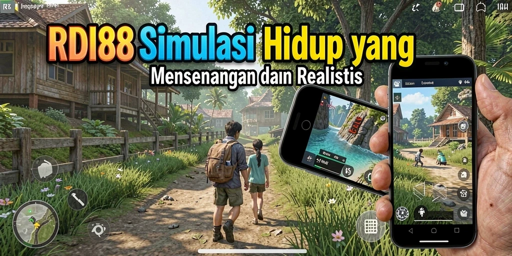 Tampilan gameplay RDI88 dengan interaksi karakter yang menarik.