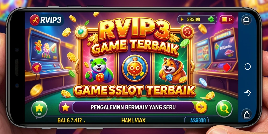 Gameplay seru dengan banyak pilihan tema slot di RVIP3.