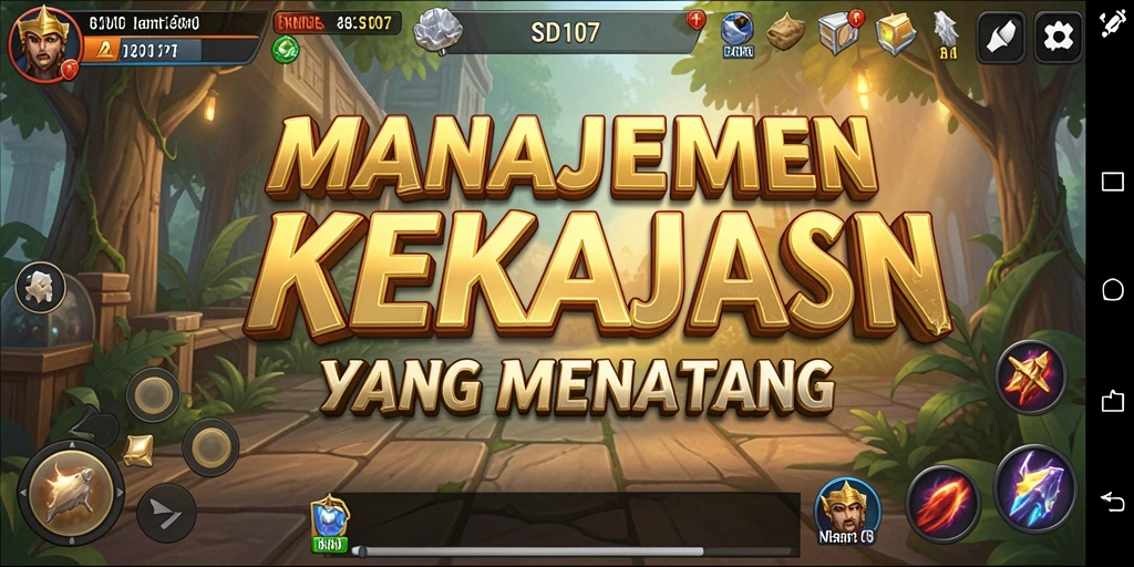 Tampilan gameplay menegangkan dan strategis dari SD107 sebagai game Tycoon.