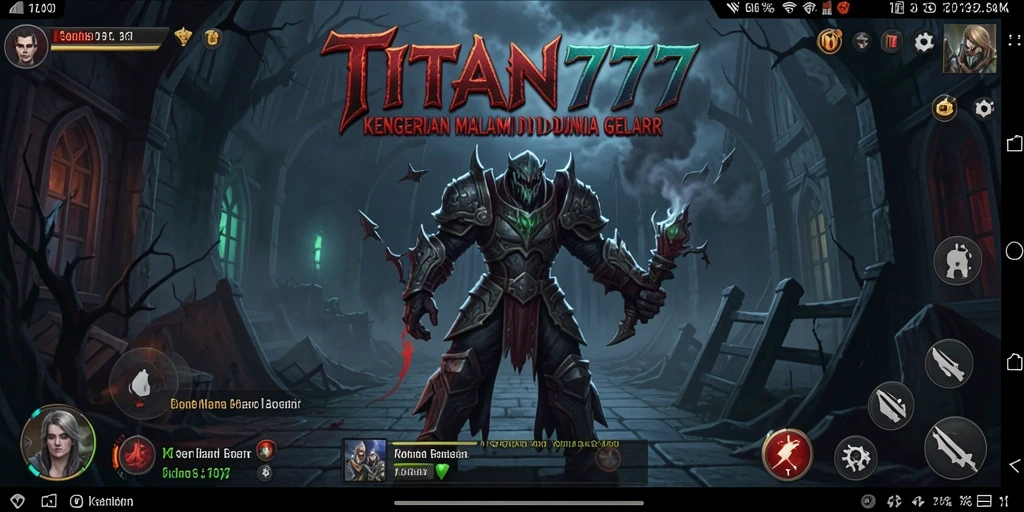 Gameplay TITAN777 dengan suasana Horror yang mencekam.