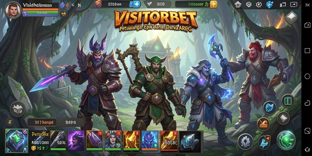 Tangkapan layar gameplay <strong>VISITORBET</strong> menampilkan aksi menarik dalam petualangan ARPG.